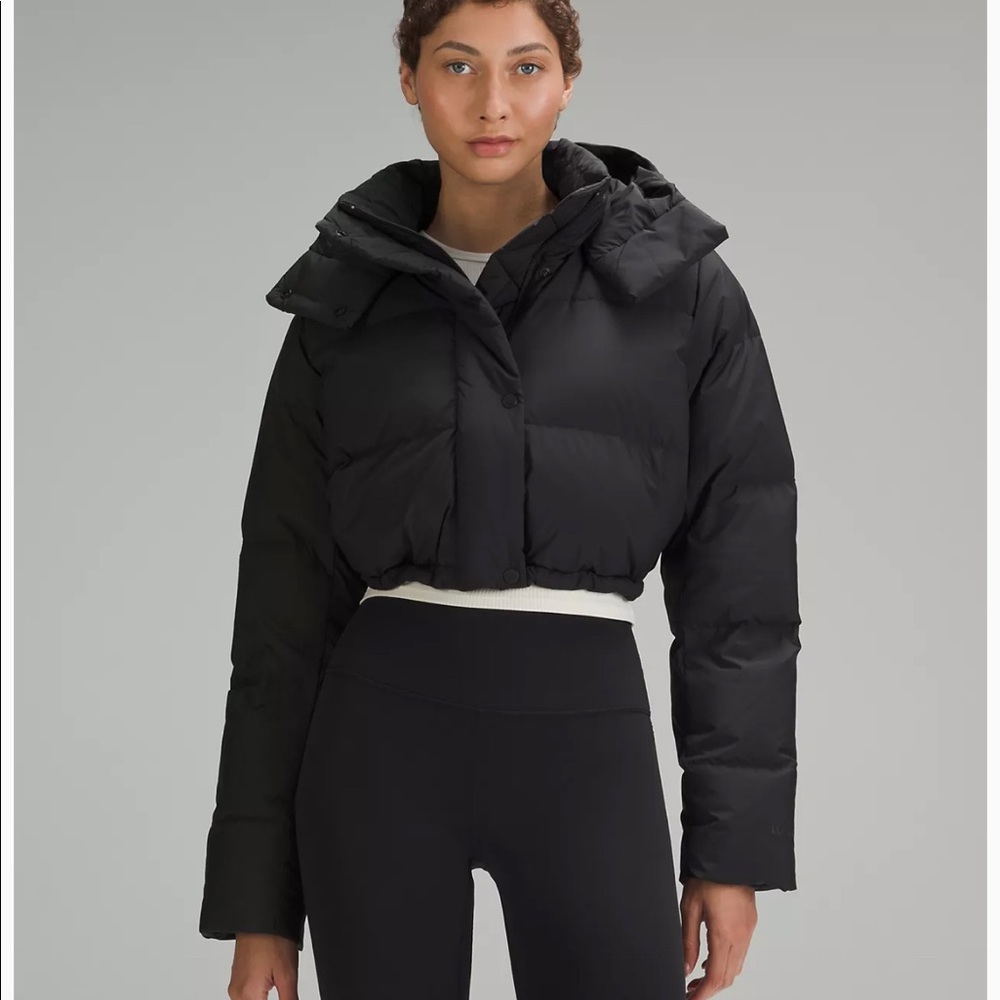 Wonder puff super-cropped jacket
